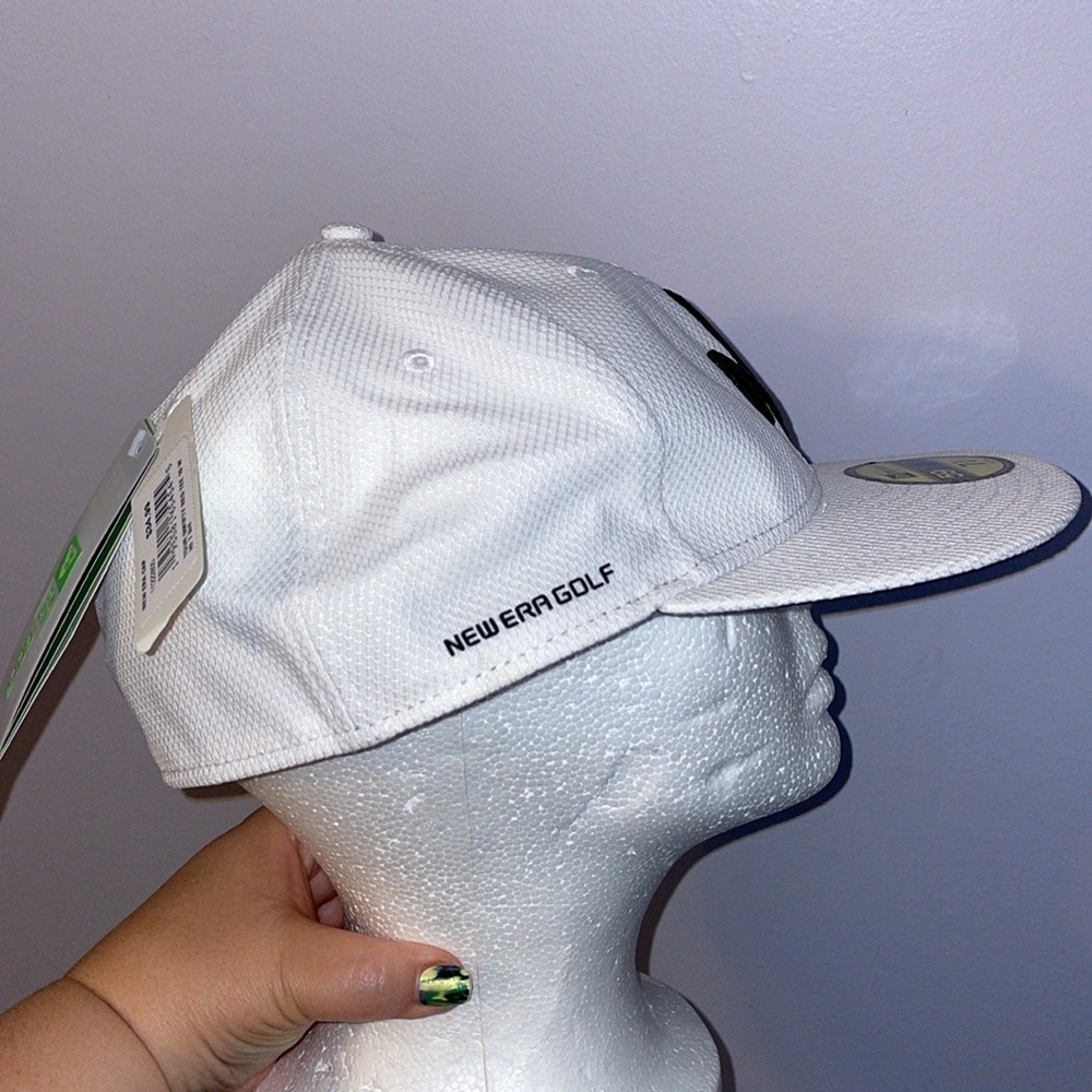 New Era Golf White Embroidered Hat Size 7 3/4 - Picture 4 of 15